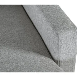 Soffa med förvaring grå 214 cm bred + Textilrengöring för möbler