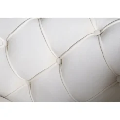 Soffa med knappar beige sammet 200 cm + Textilrengöring för möbler