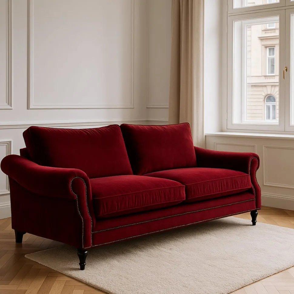 Soffa Memo 3-sits - Mörkröd