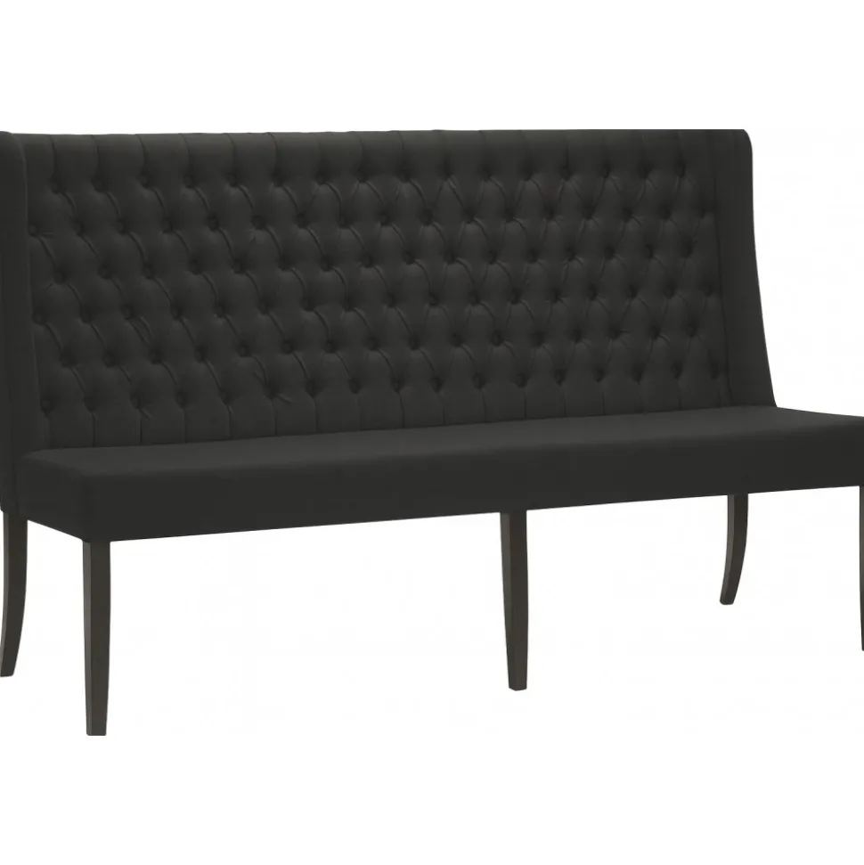 Soffa Mörrum Svart- 182 cm