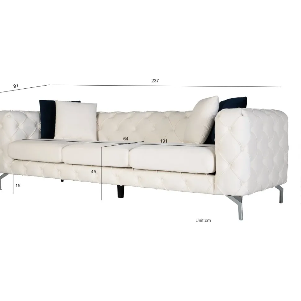 Soffa 3-sits - 237 cm