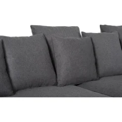 Soffa 4-sits 270 cm antracit tyg - Brandy