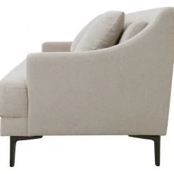 Soffa 3-sits beige modern - Hanna + Textilrengöring för möbler