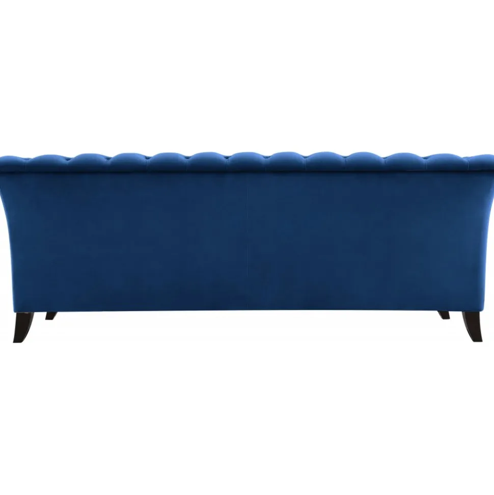 Soffa 3-sits Chesterfield Blå - Milton