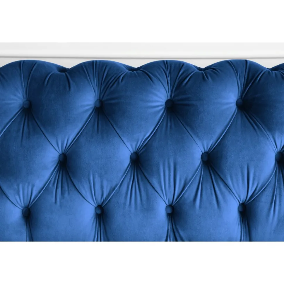 Soffa 2-sits chesterfield blå - Milton