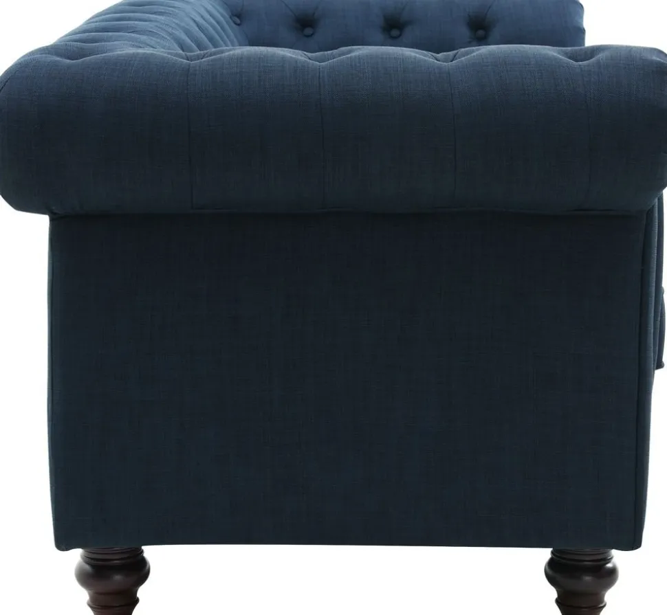 Soffa 2-sits chesterfield blå - Herron