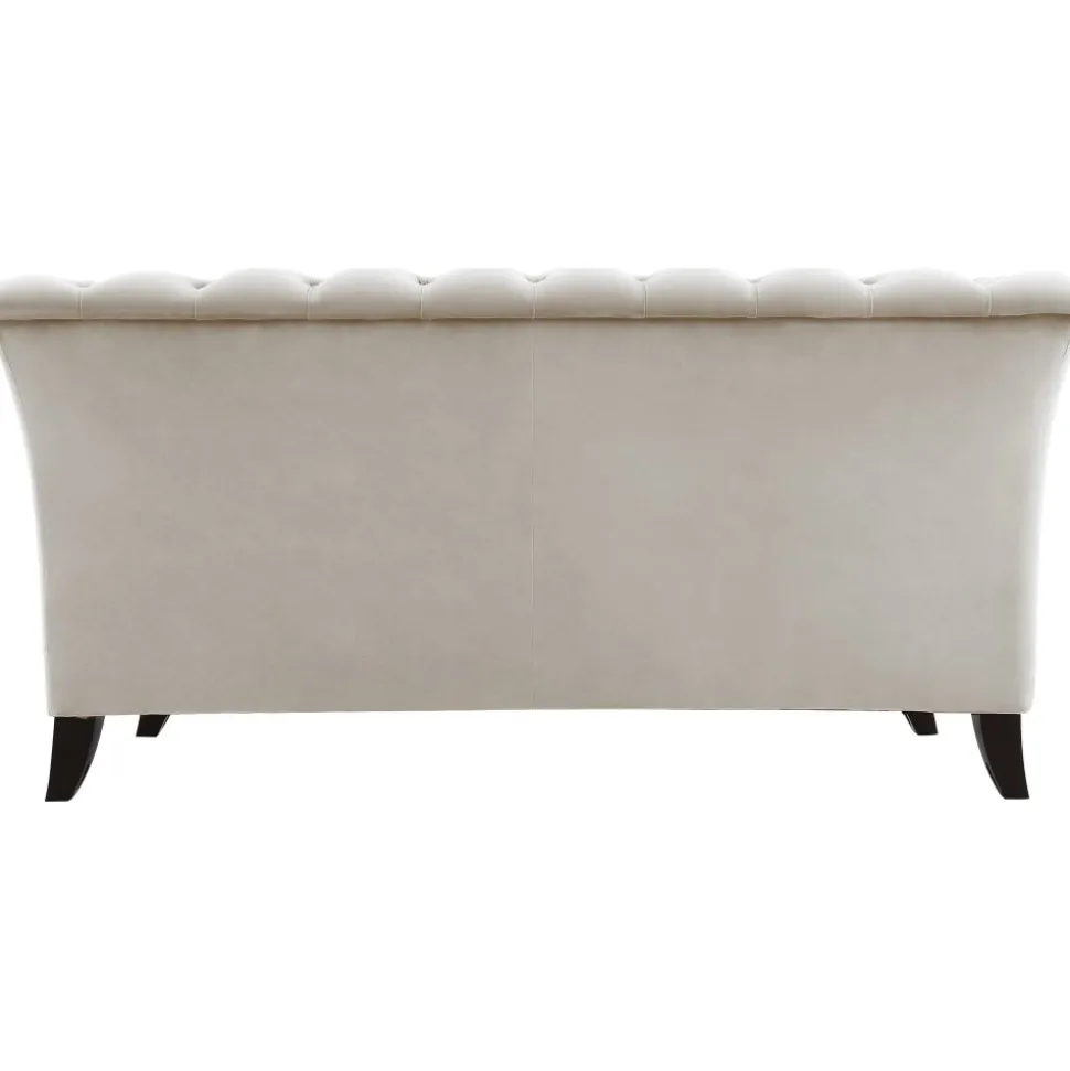Soffa 2-sits chesterfield beige - Milton + Möbeltassar