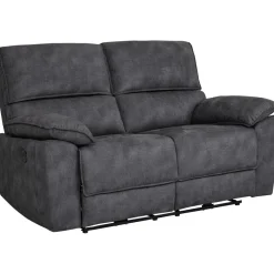 Soffa 2-sits elektrisk ställbar recliner - Grå