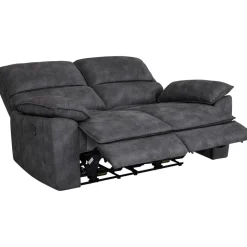 Soffa 2-sits elektrisk ställbar recliner - Grå