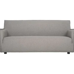 Soffa 3-sits i mörkbeige bouclè - Jupiter