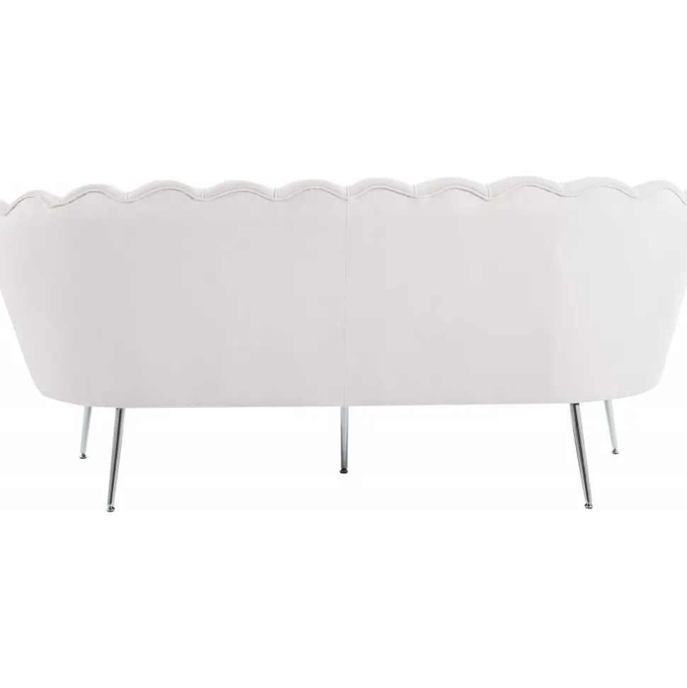 Soffa 3-sits offwhite - Kingsley + Fläckborttagare för möbler