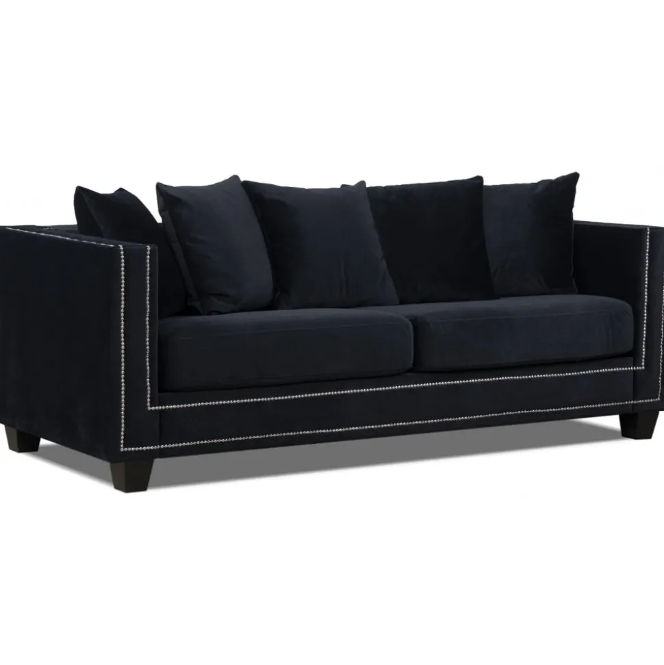 Soffa Tempel med nitar - 217 cm