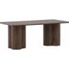Soffbord 120 x 60 cm mocca - Olivia