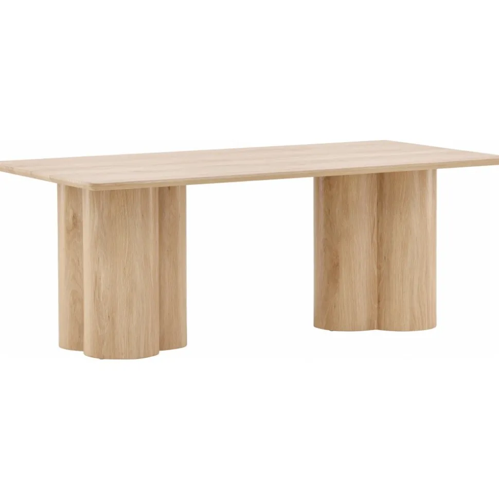 Soffbord 120 x 60 cm whitewash - Olivia