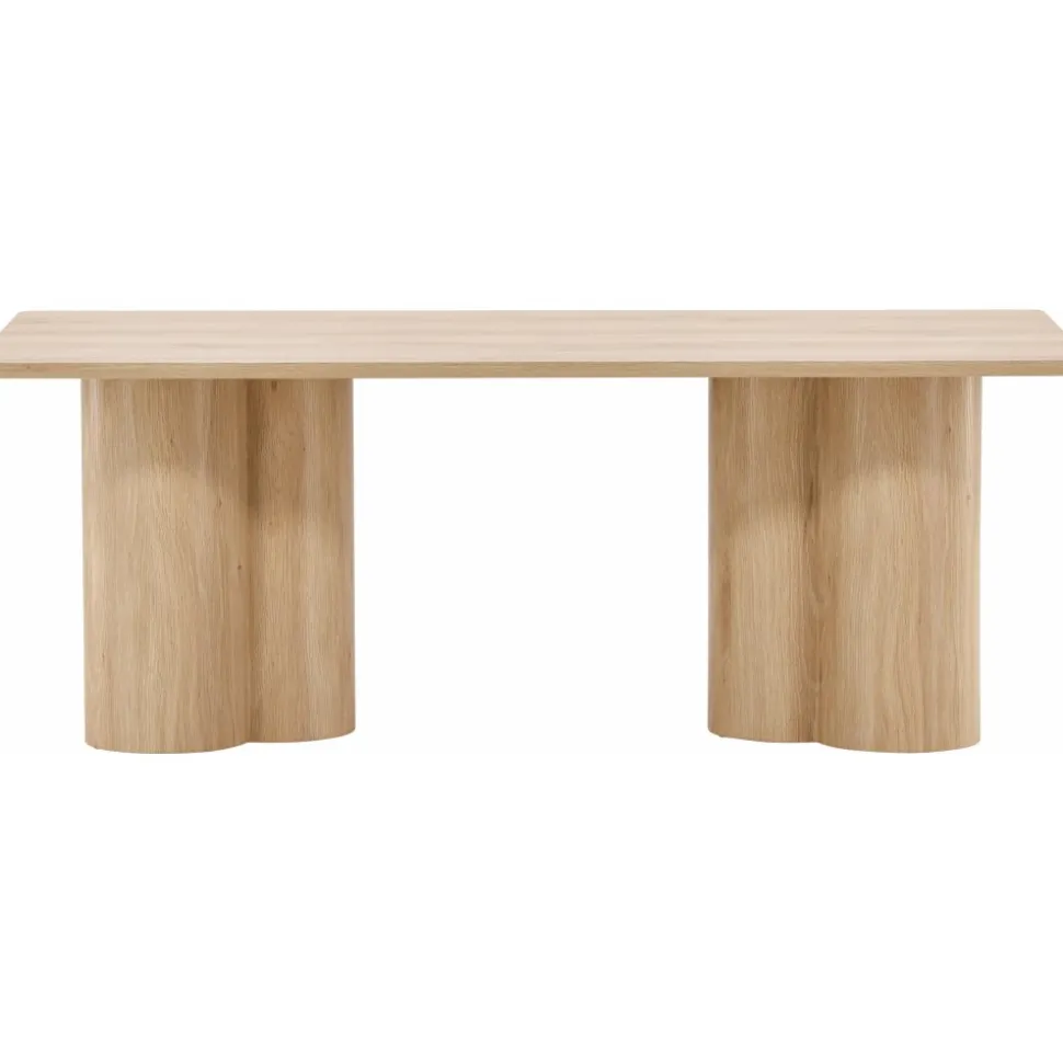 Soffbord 120 x 60 cm whitewash - Olivia