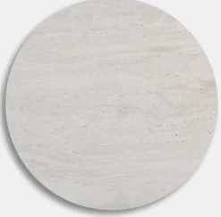 Soffbord beige stenskiva 85 cm