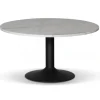 Soffbord marmorsten 85 cm i diameter