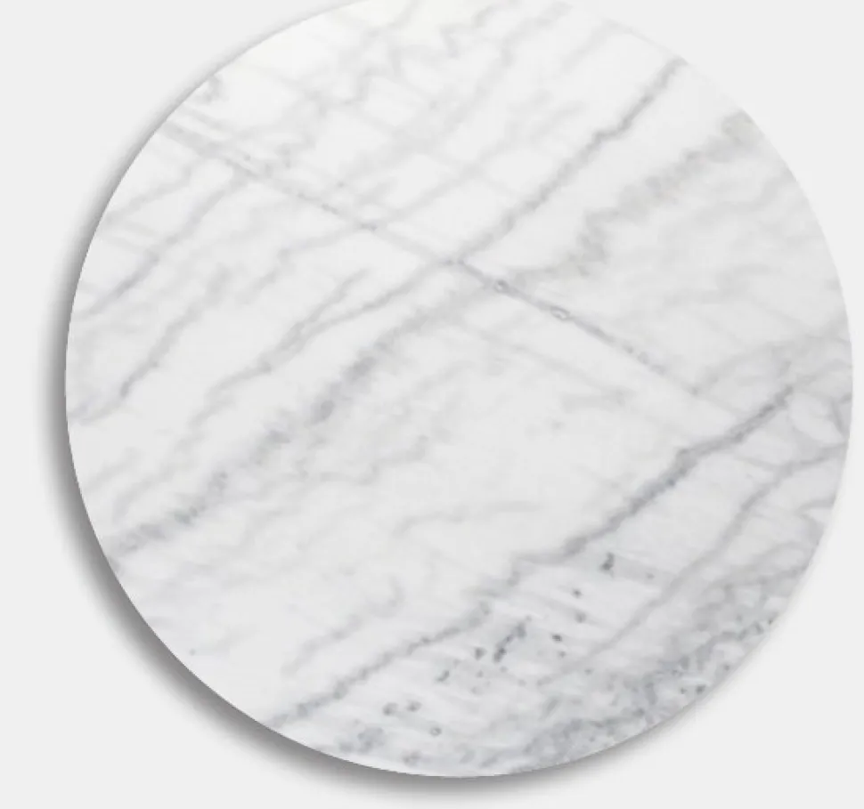 Soffbord marmorsten 85 cm i diameter