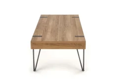 Soffbord med lådor Valnöt/svart - Nevil + Möbeltassar