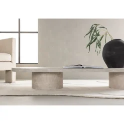 Soffbord Narvik 190 cm - Beige + Fläckborttagare för möbler