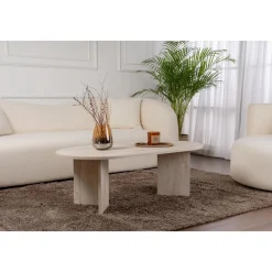 Soffbord Sable Travertin - 119 x 60 cm