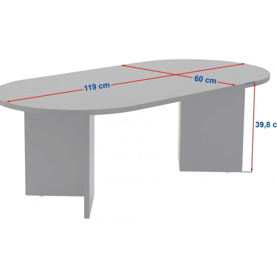 Soffbord Sable Valnöt - 119 x 60 cm