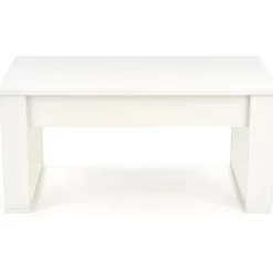 Soffbord vit med förvaringslådor 110x60 cm