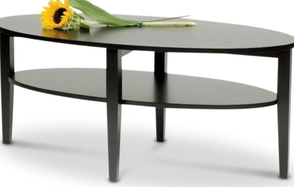 Soffbord 120x60 cm svart - Memphis + Fläckborttagare för möbler