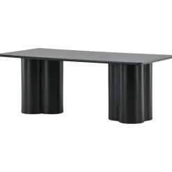 Soffbord 120x60 cm svartbetsat ek - Olivia