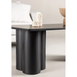 Soffbord 120x60 cm svartbetsat ek - Olivia