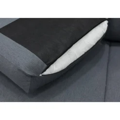 Solna mörkgrå vändbar U-soffa 367 cm + Textilrengöring för möbler