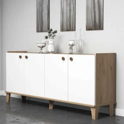 Somero skänk - Ek/vit