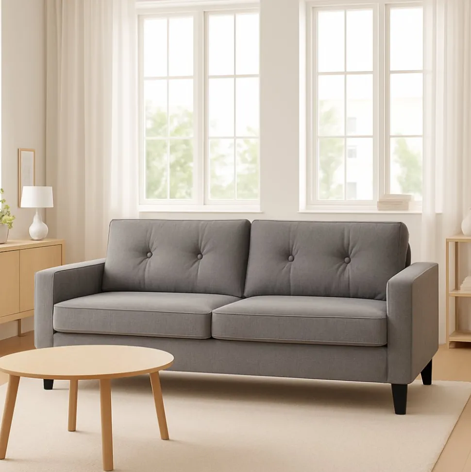 Space 3-sits soffa - Grå Chenille