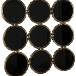 Spegel kapten 60x62 cm - Antik mässing