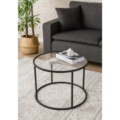 Spree soffbord Ø60 cm - Svart