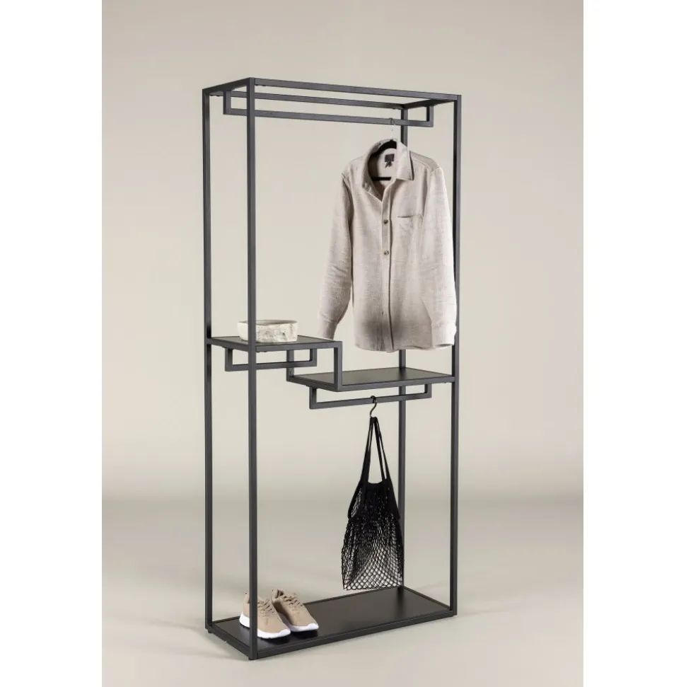 Staal klädhängare - Svart