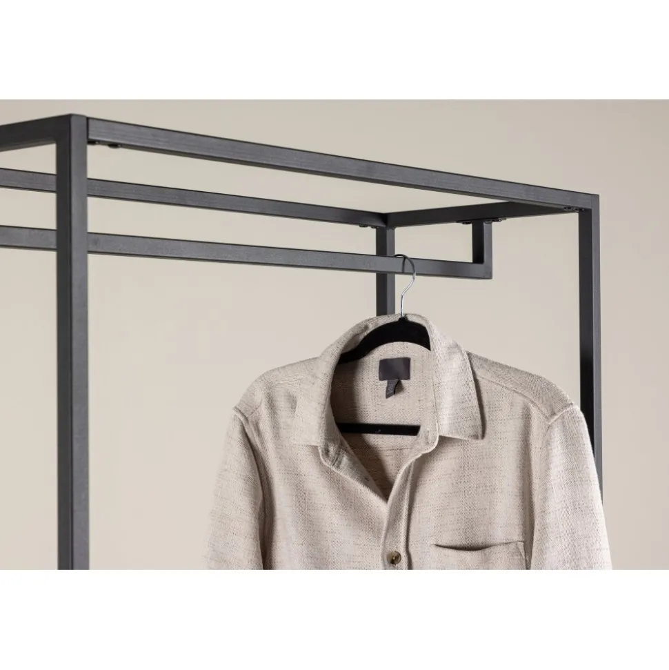 Staal klädhängare - Svart