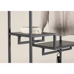 Staal klädhängare - Svart