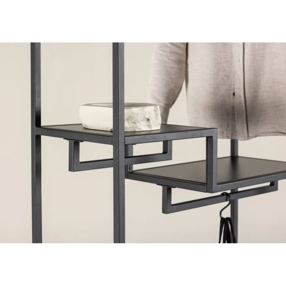 Staal klädhängare - Svart