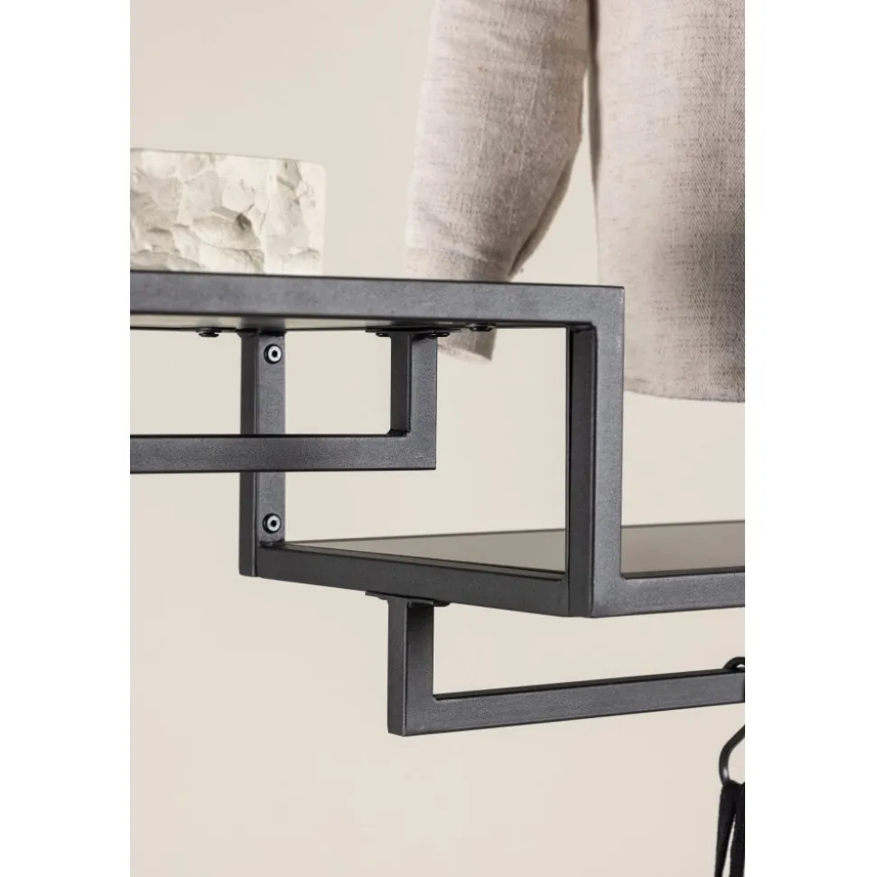 Staal klädhängare - Svart