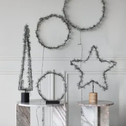 Starlight krans med LED-ljus Ø40 cm