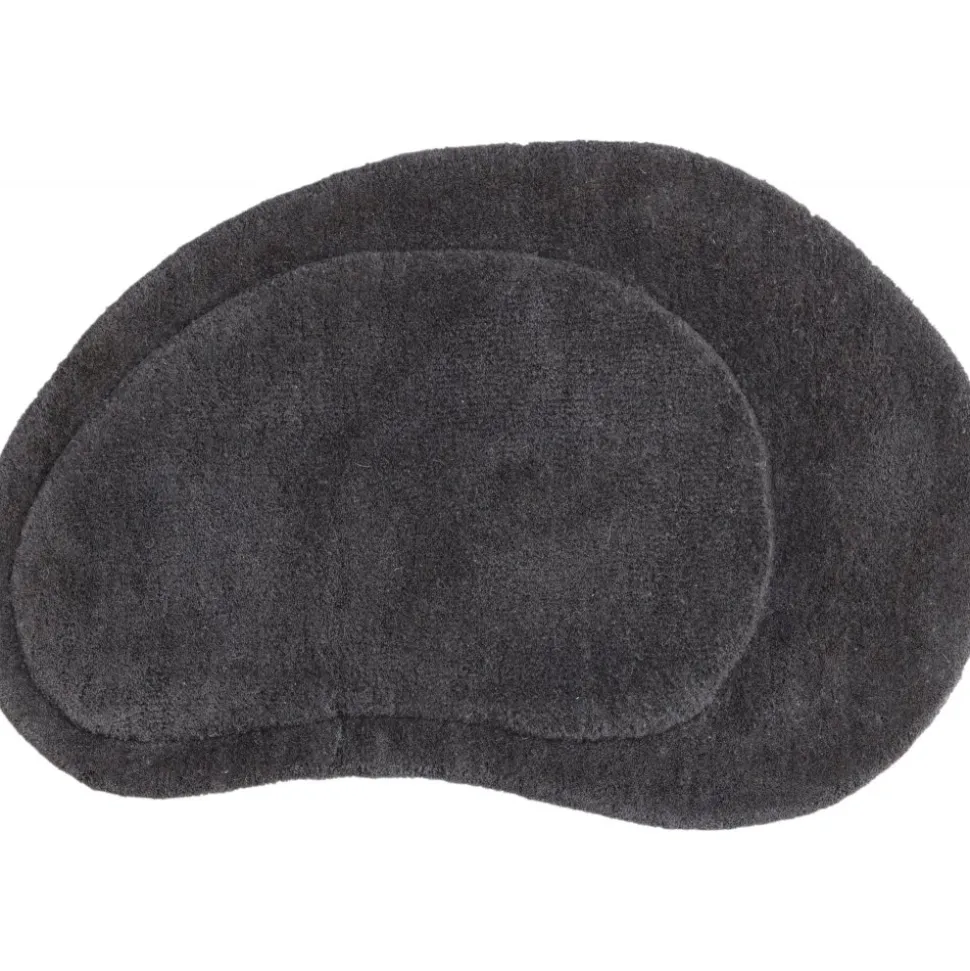 Sten matta 50 x 75 cm - Mörkgrå