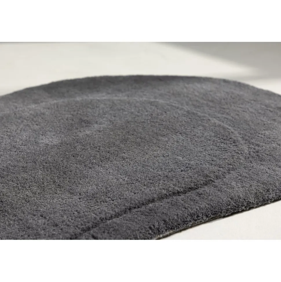 Sten matta 50 x 75 cm - Mörkgrå