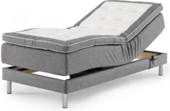 Ställbar dubbelsäng Sence 5-zons 2x90 cm - Valfri färg + Möbeltassar