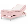 Ställbar säng 105x200 cm - Rosa
