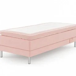 Ställbar säng 105x200 cm - Rosa