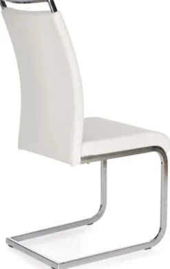 Stol Auli - Vit & krom