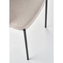 Stol beige med svarta ben - Cadeira + Textilrengöring för möbler