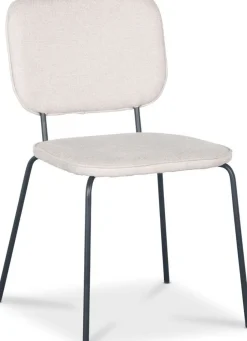 Stol beige tyg med svarta ben + Fläckborttagare för möbler