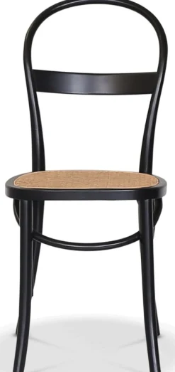 Stol i böjträ med rotting sits